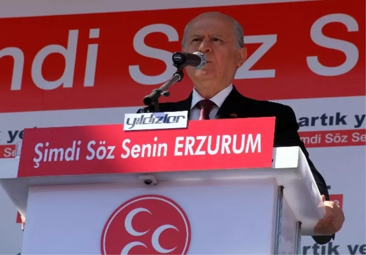 MHP Lideri Bahçeli Erzurum\'da