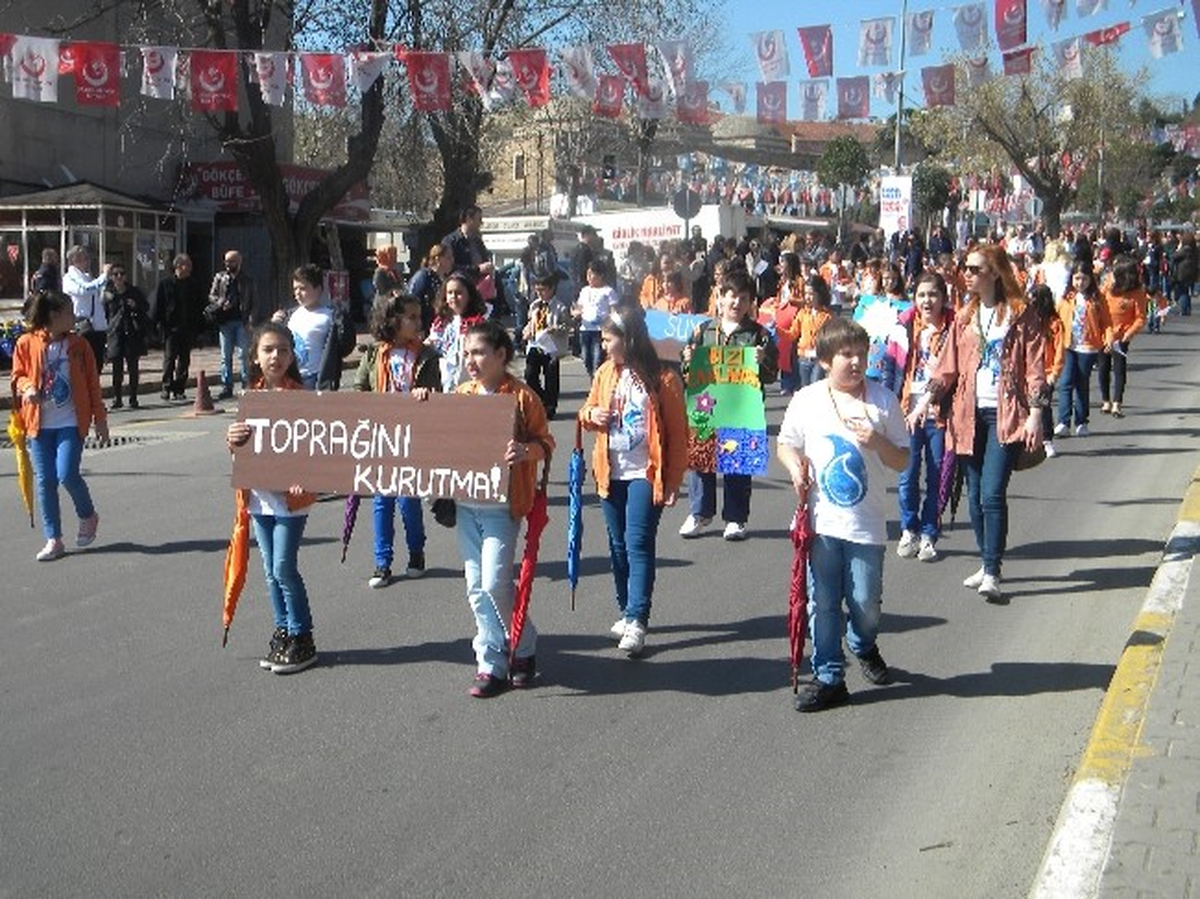 Tekirdağ\'da Öğrenciler \'Dünya Su Günü\'nü Kutladı