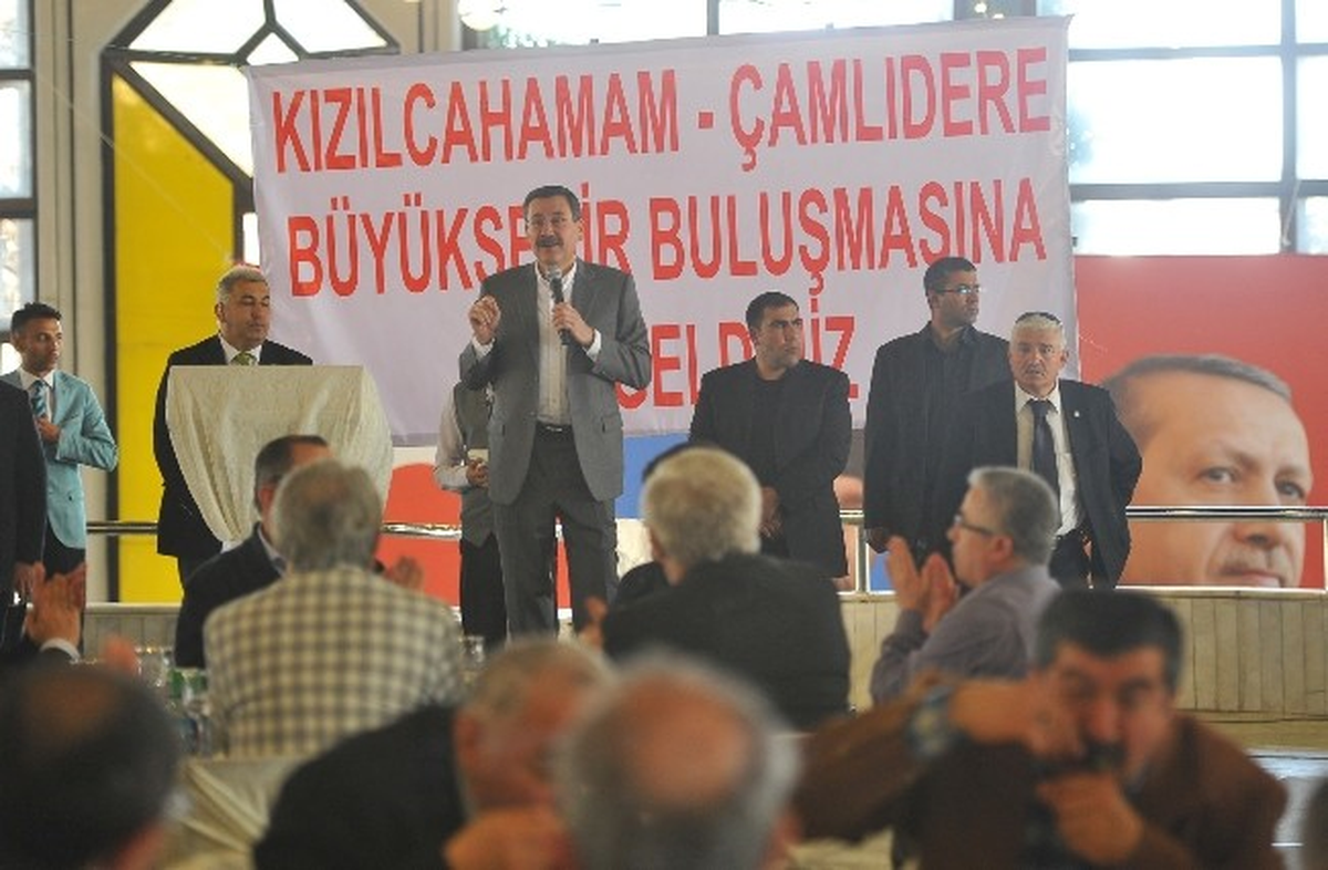 Başkan Gökçek, Kızılcahamam ve Çamlıderelilerle Bir Araya Geldi