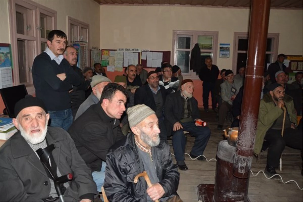 Erzurum Demirci Köyü Halkına Mikro Havza Projesi Anlatıldı