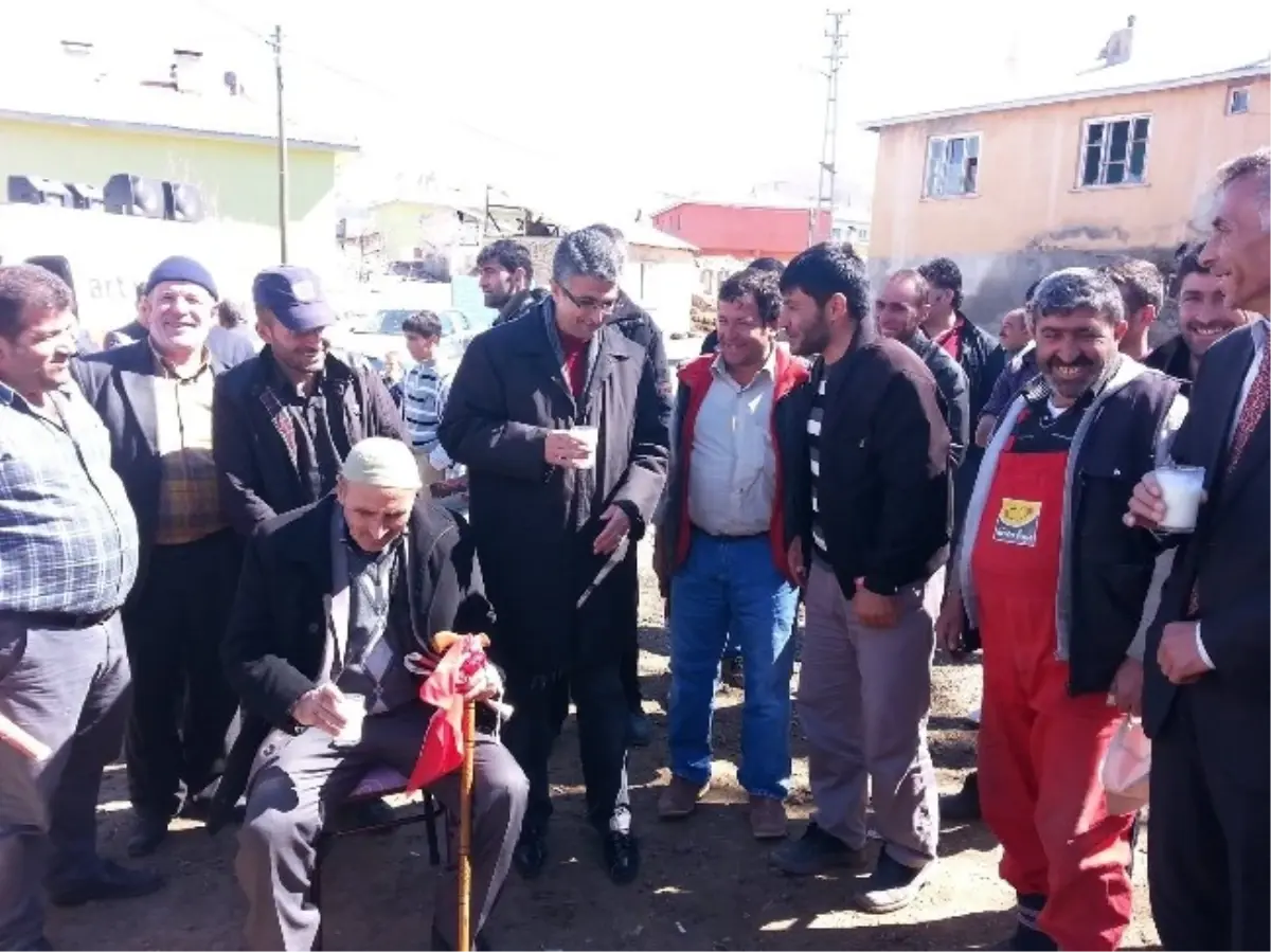 MHP Adayı Prof. Dr. Aydın Aşkale\'nin Köylerini Gezdi