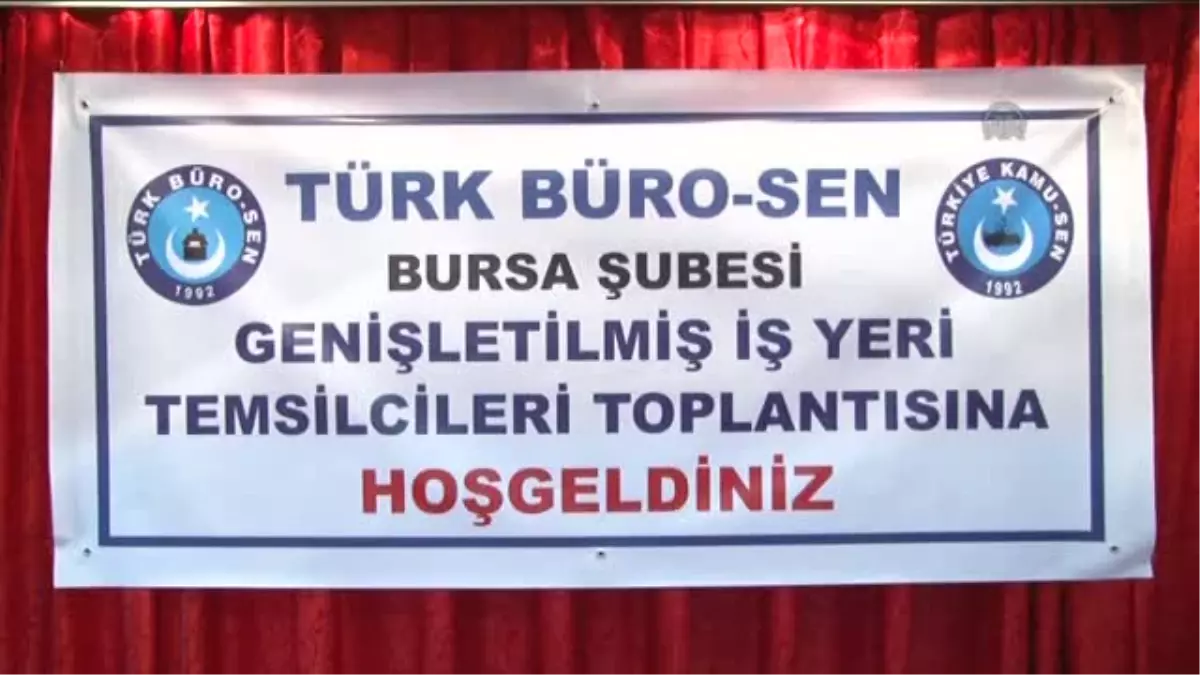 Türk Büro-Sen Genel Başkanı Yokuş Açıklaması