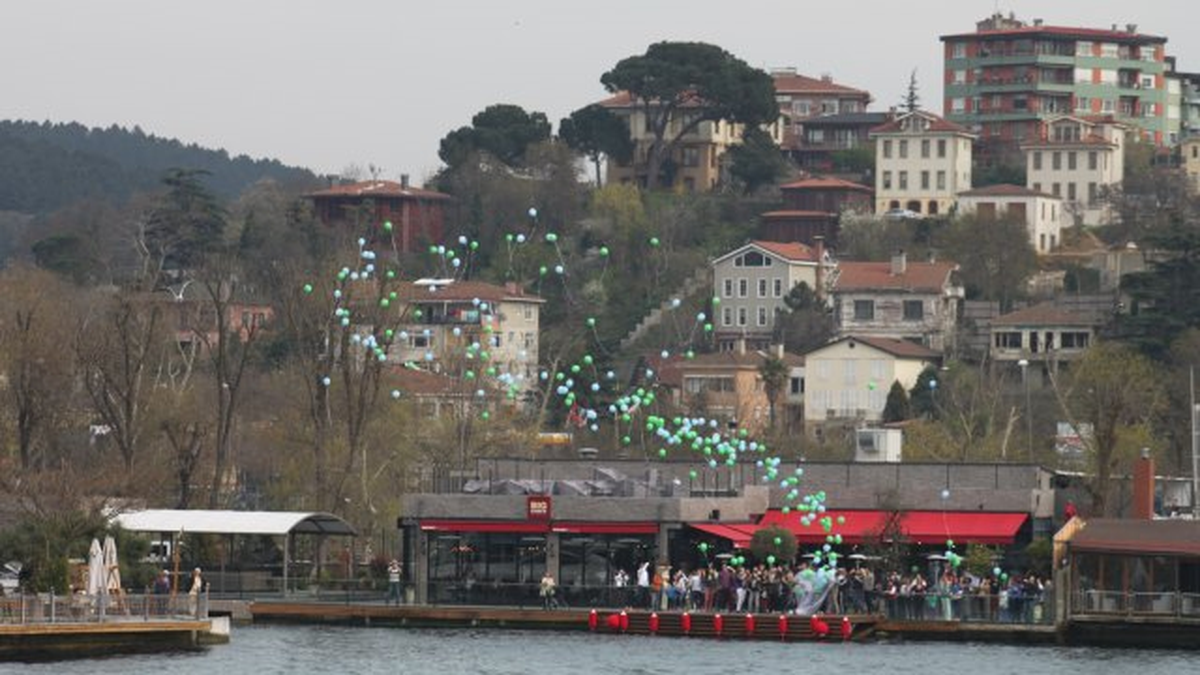 Down Sendromlu Çocuklar Gökyüzüne Balon Bıraktı
