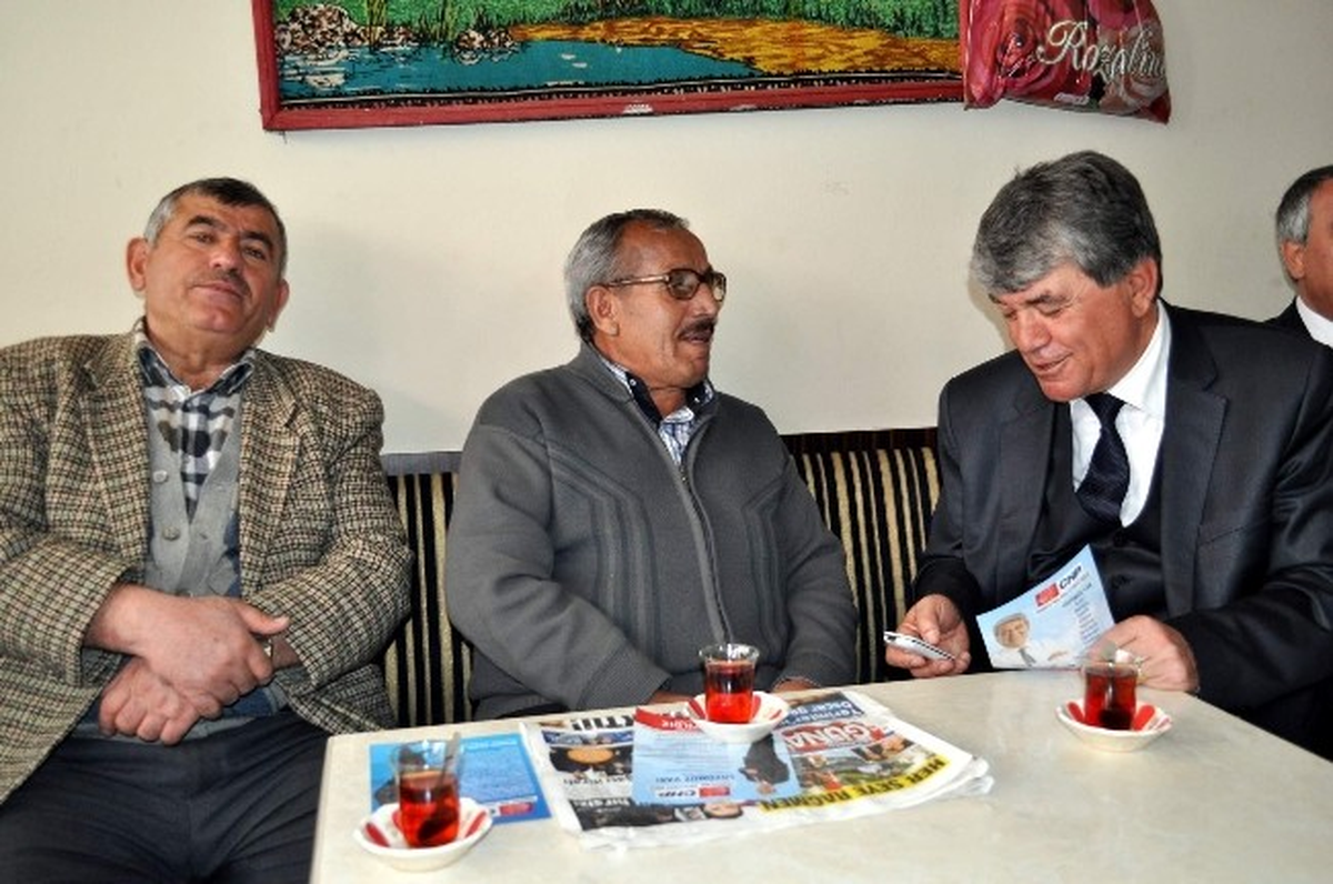 CHP Argıncık\'ta Esnafı Ziyaret Etti