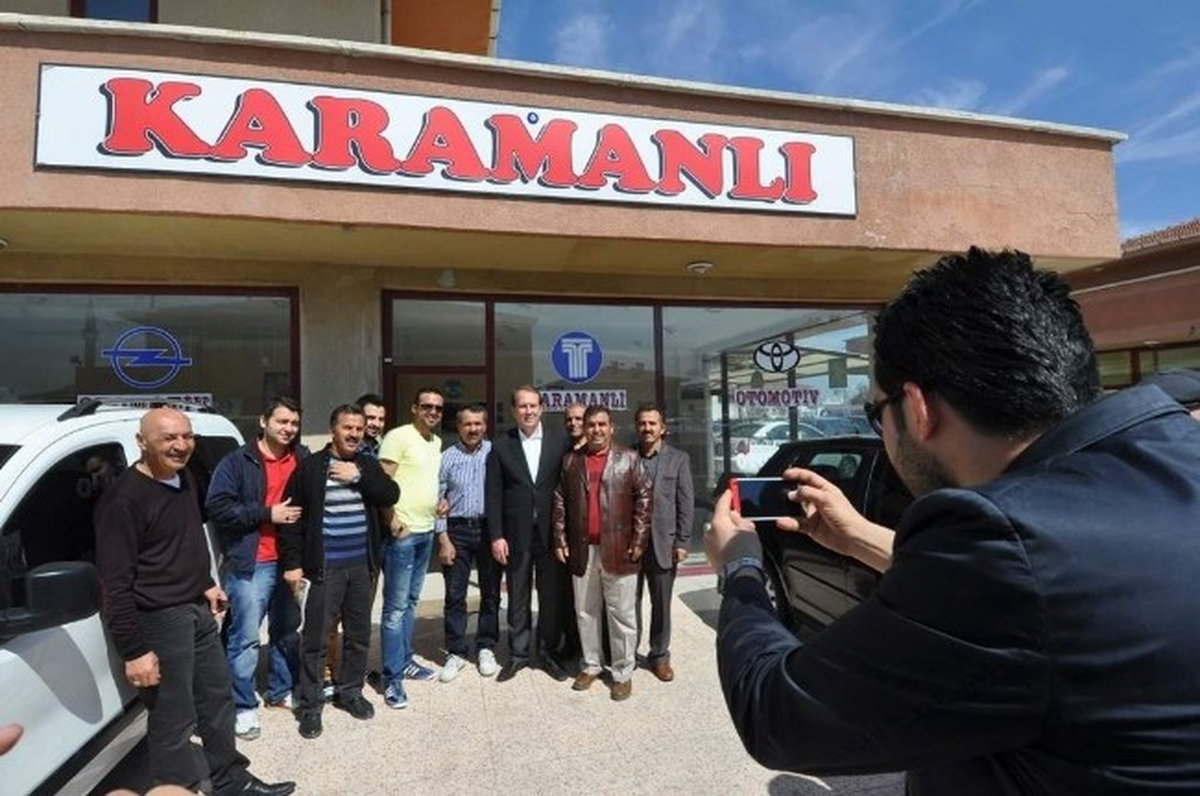 Karacan Oto Galericiler Sitesi\'ni Ziyaret Etti