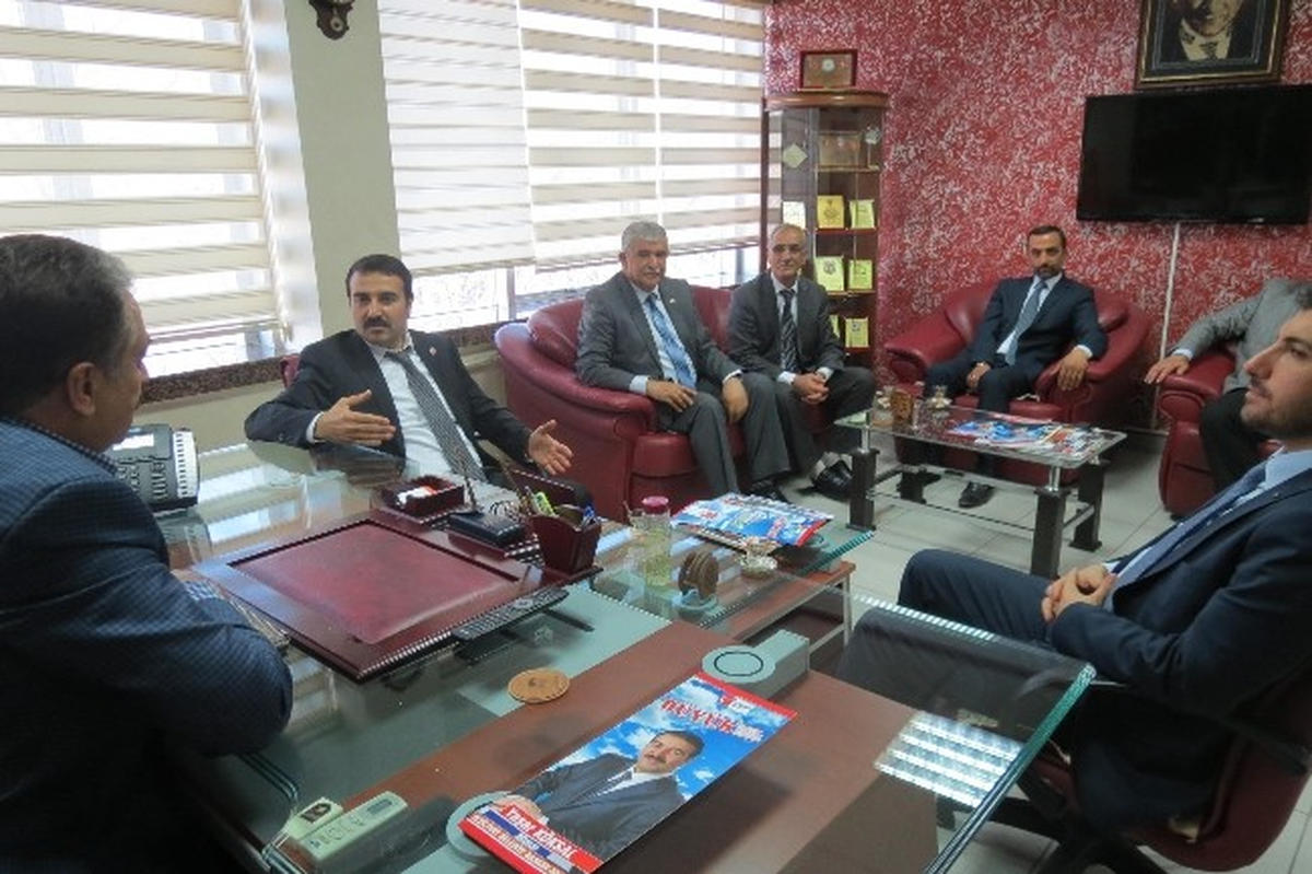SP Adayı Köksal\'dan MESOB Başkanı Keskin\'e Ziyaret