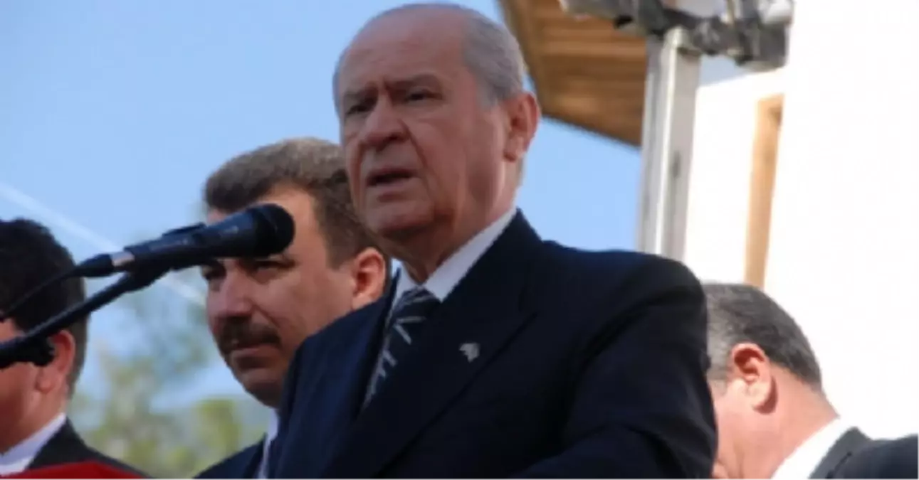 MHP Genel Başkanı Bahçeli, Mersin\'de Açıklaması