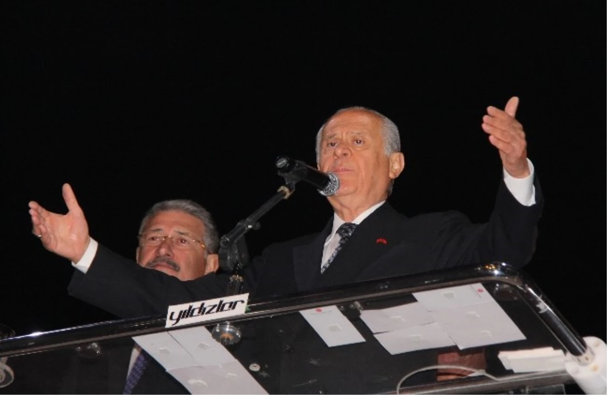 MHP Lideri Bahçeli Mersin\'de