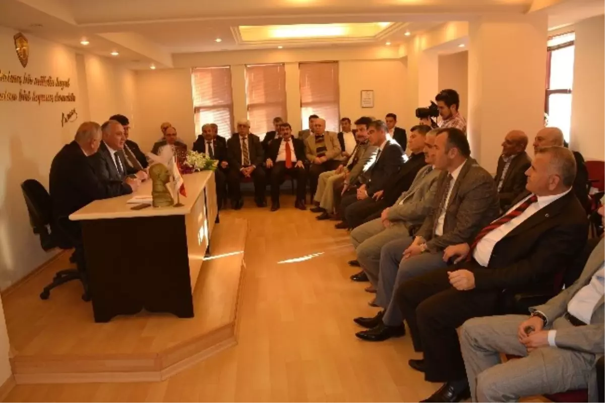 Aesob Başkanı Sevimçok, Alanya Esnaf ve Sanatkarlar Odası'nı Ziyaret Etti