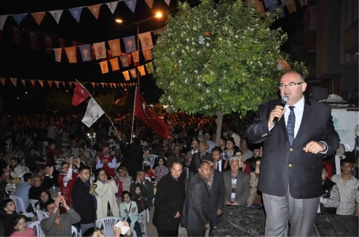 AK Parti Adayı Barut, Vatandaşlarla Bir Araya Geldi