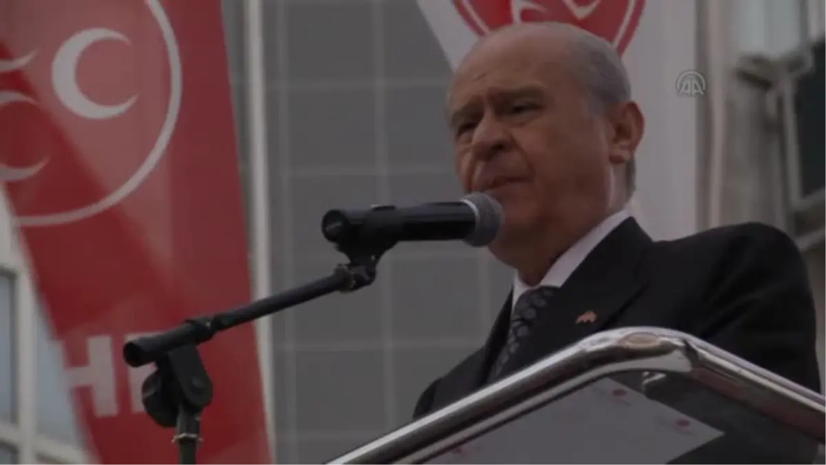 Bahçeli: \'\'Merdiveni ters iner gibi indireceksiniz" -