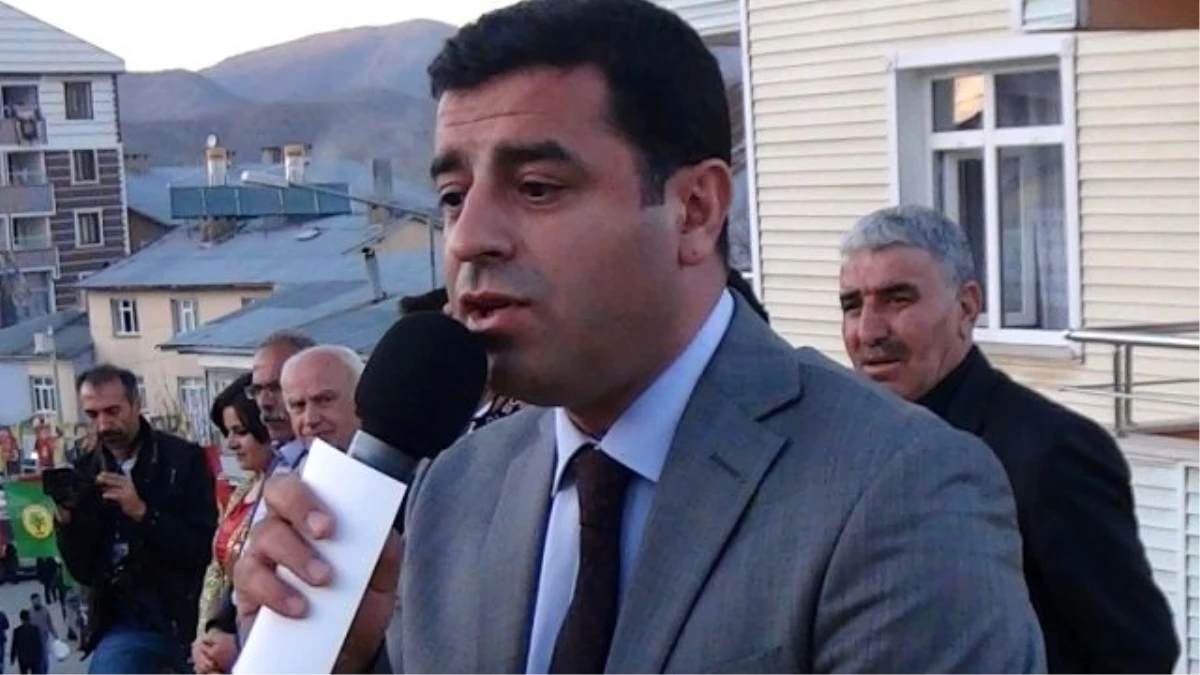 BDP Genel Başkanı Demirtaş Mutki\'de Açıklaması