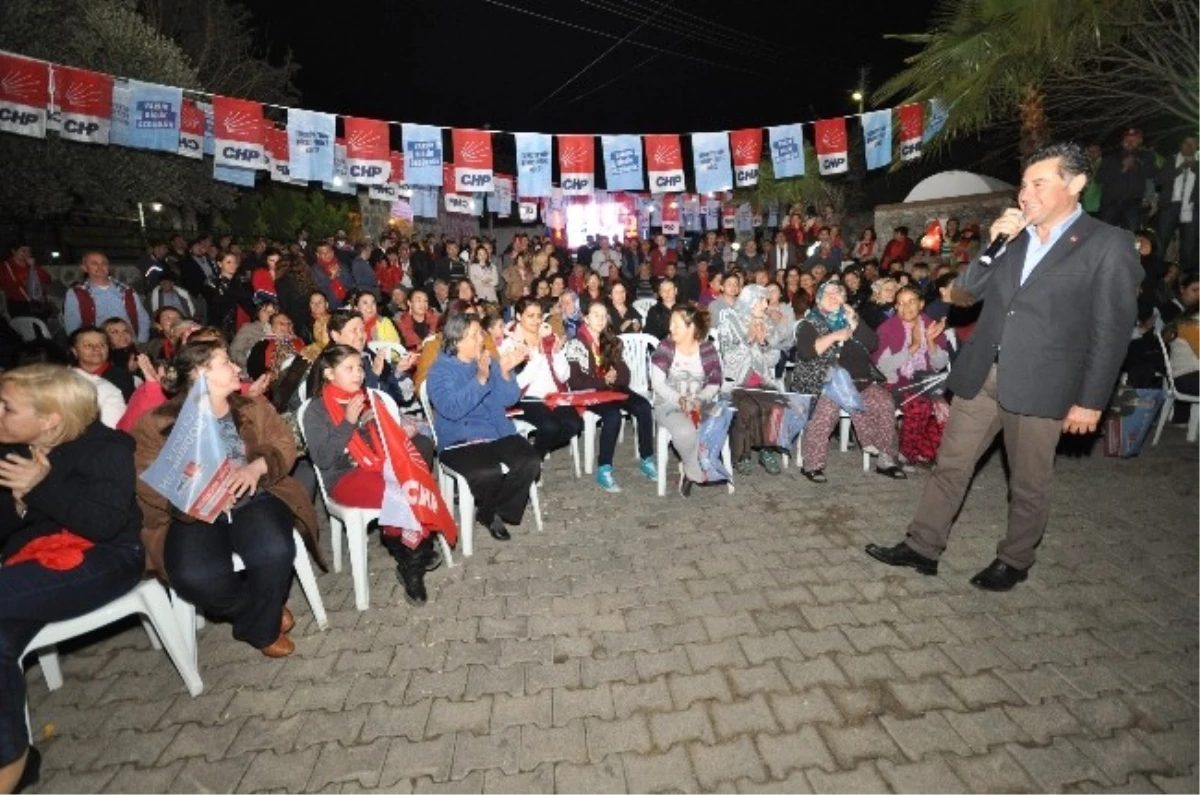 Dereköy ve Yahşi Halkı Başkan Kocadon İçin Meydanlara Aktı