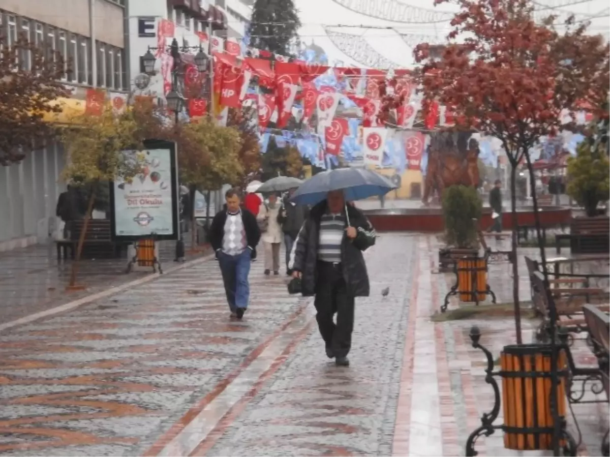 Edirne\'de Sağanak