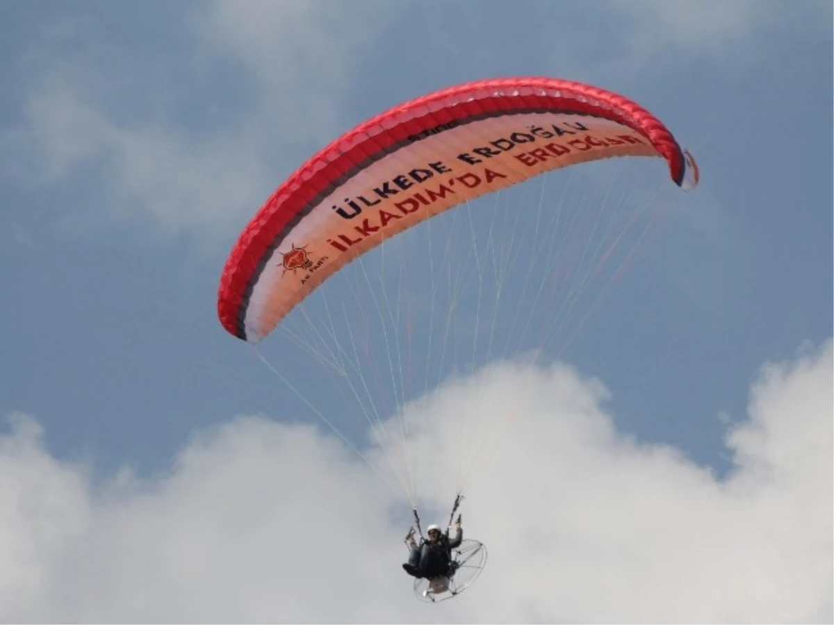 Erdoğan Tok\'tan Paramotorlu Tanıtım