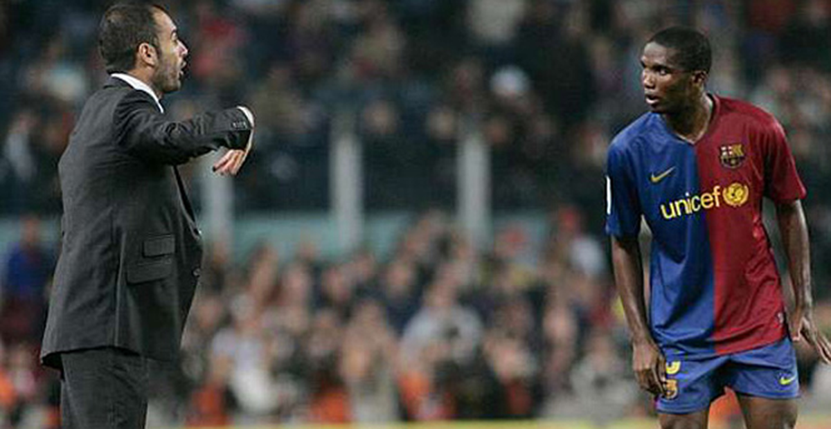 Eto\'o: Guardiola Arkamdan Konuşurdu