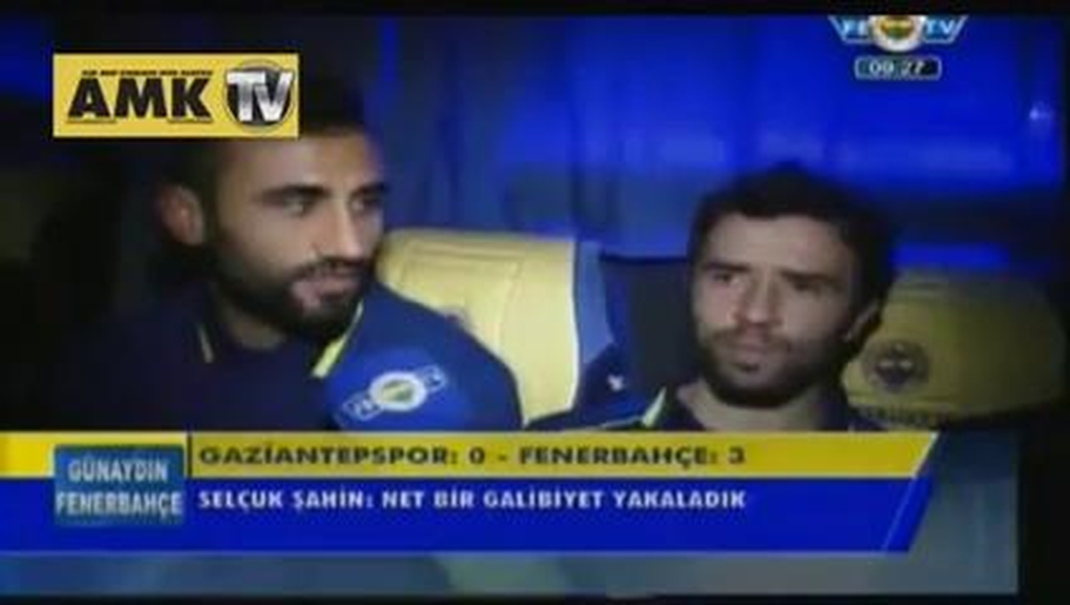 Fenerbahçe Takım Otobüsünde Neşeli Anlar