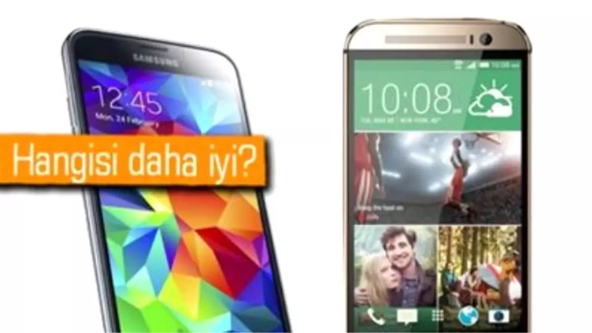 Galaxy S5 İle HTC One M8 Karşı Karşıya