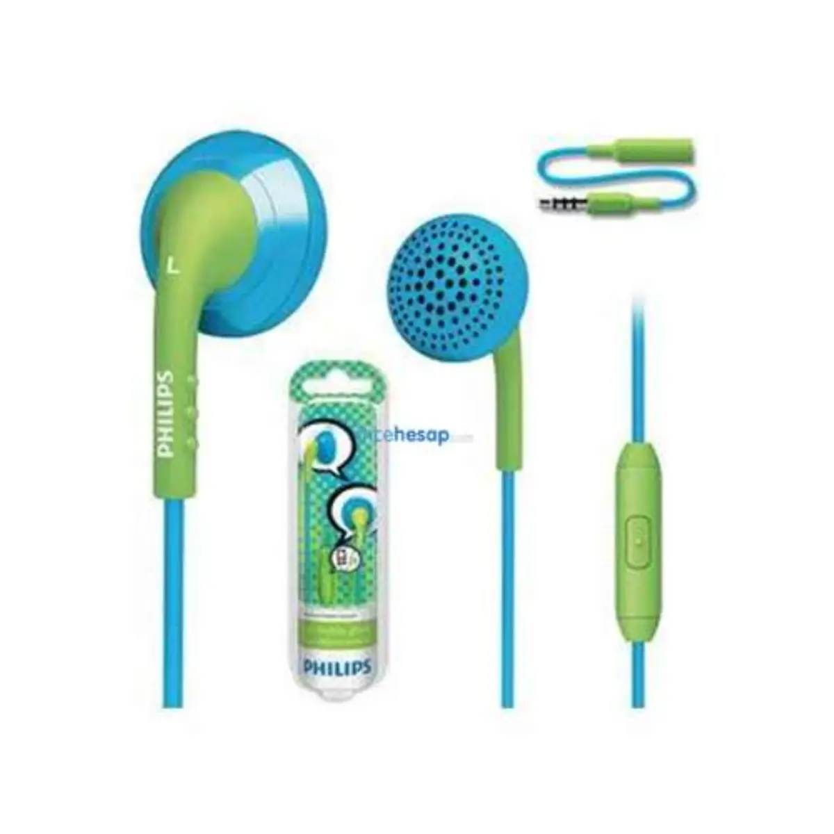 Philips She2675bg/10 Kulakiçi Kulaklık Yeşil/mavi