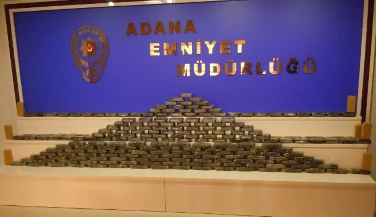 Adana\'da 127 Kilo Eroin Ele Geçirildi