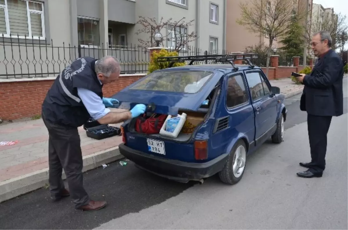 Çalıntı Araç Bafra\'da Bulundu