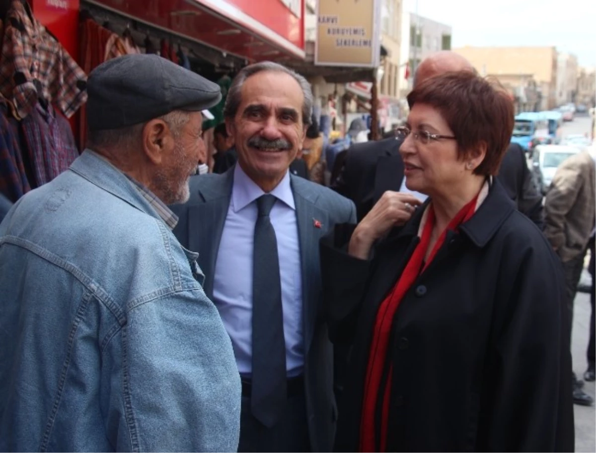 CHP\'li Sarı Mardin\'de Esnafı Ziyaret Etti