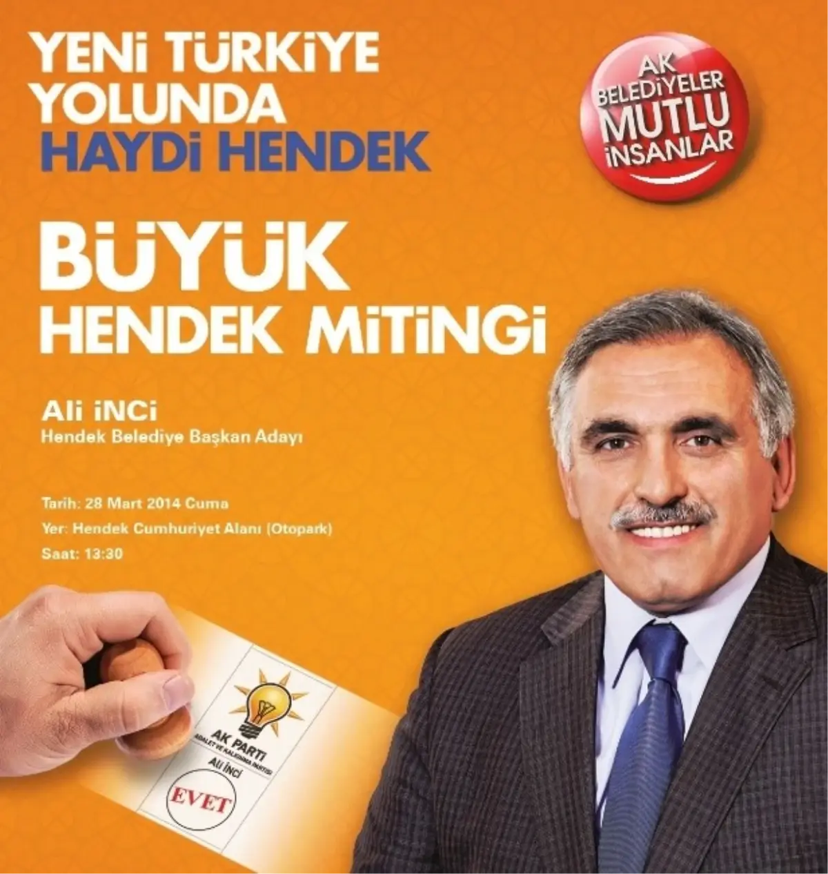 Hendek Mitinge Hazırlanıyor