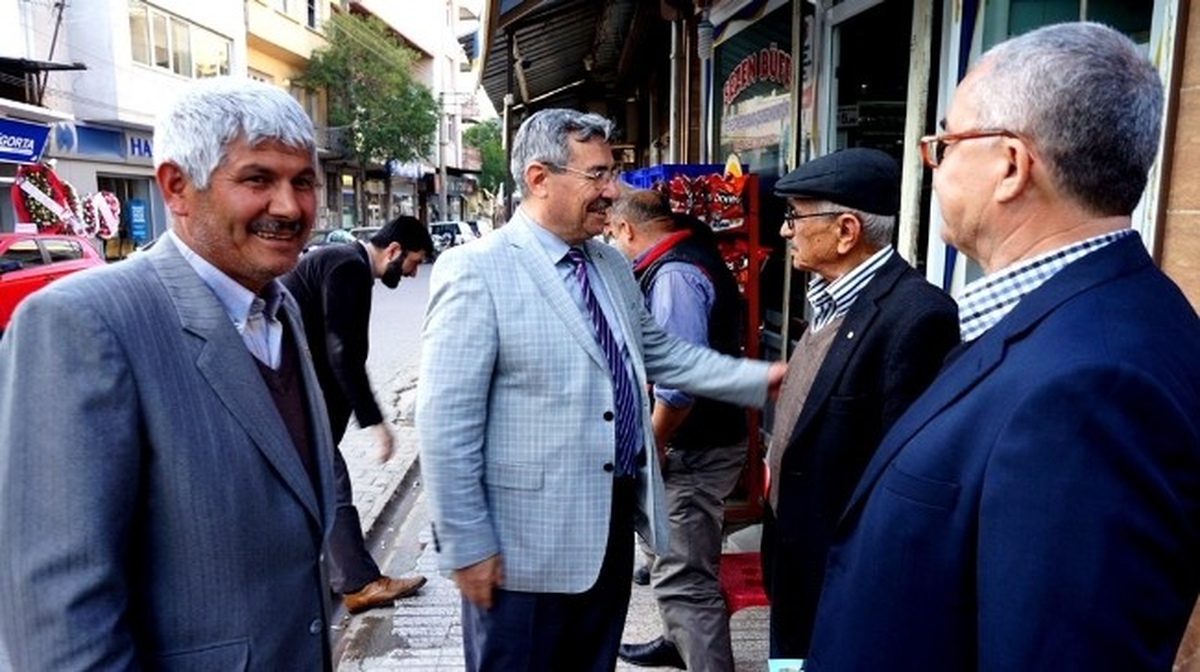 Saadet Partisi Manisa Büyükşehir Belediye Başkan Adayı Bağcı Sarıgöl\'de