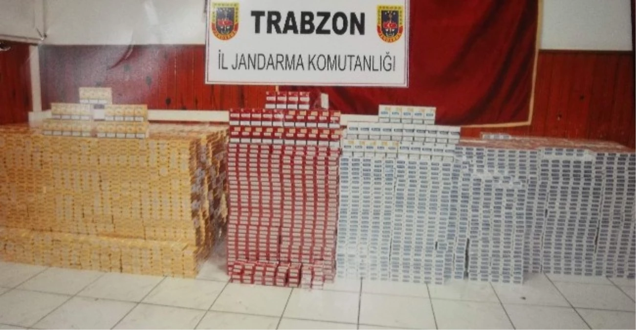 Trabzon\'da Kaçak Sigara ve Akaryakıt Operasyonu