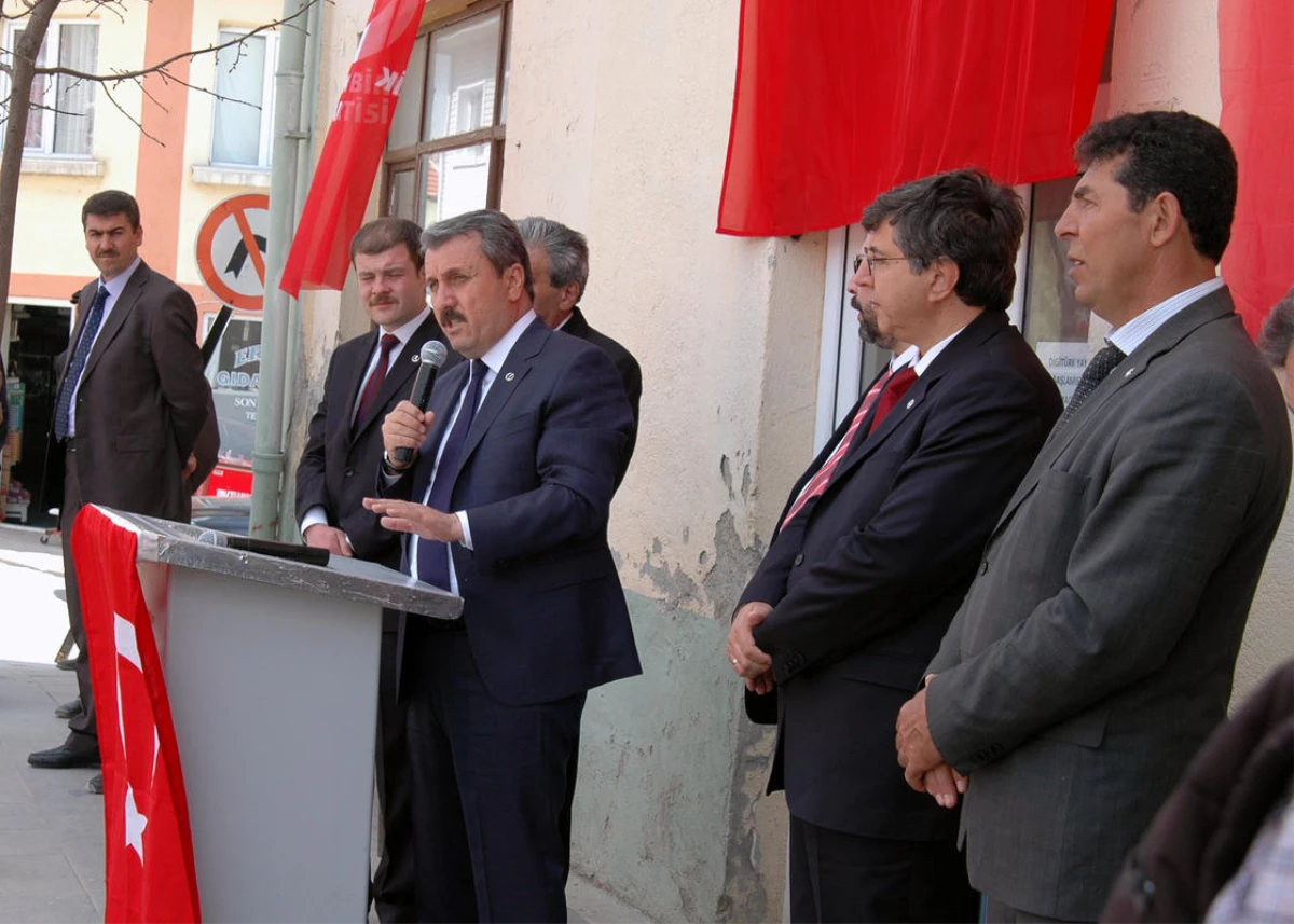 BBP Genel Başkanı Destici, Eskişehir\'de Açıklaması
