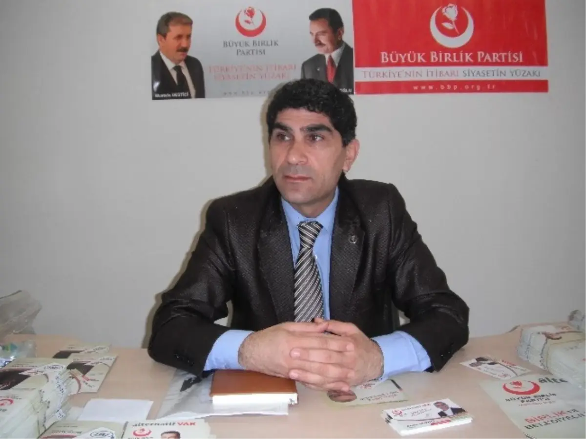 BBP Nilüfer İlçe Başkanı Mustafa Aydın Açıklaması