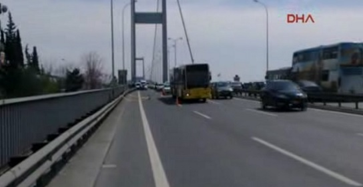 Boğaziçi Köprüsünde Trafiğe Şüpheli Paket Engeli