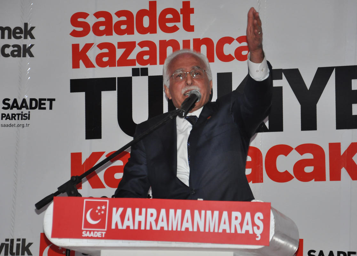 Saadet Partisi\'nin Kahramanmaraş Mitingi