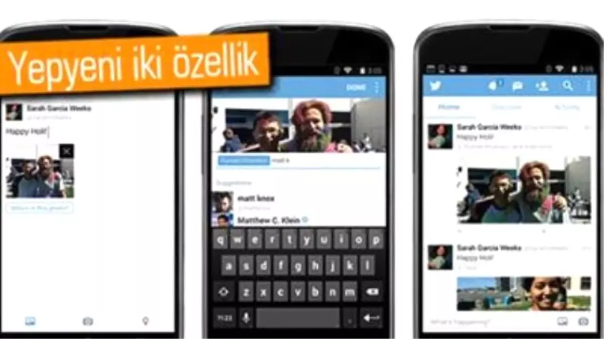 Twitter\'a Kişi Etiketleme ve Çoklu Fotoğraf Paylaşımı Geldi!