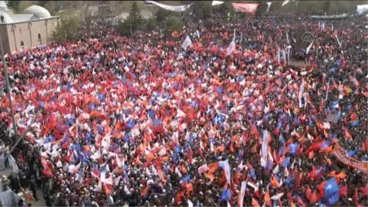 Davutoğlu: "Sesimiz kesilse gönlümüz konuşur" -