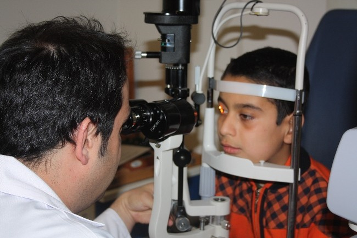 Görme Engelli Öğrenciler Medical Parkta Göz Muayenesinden Geçti