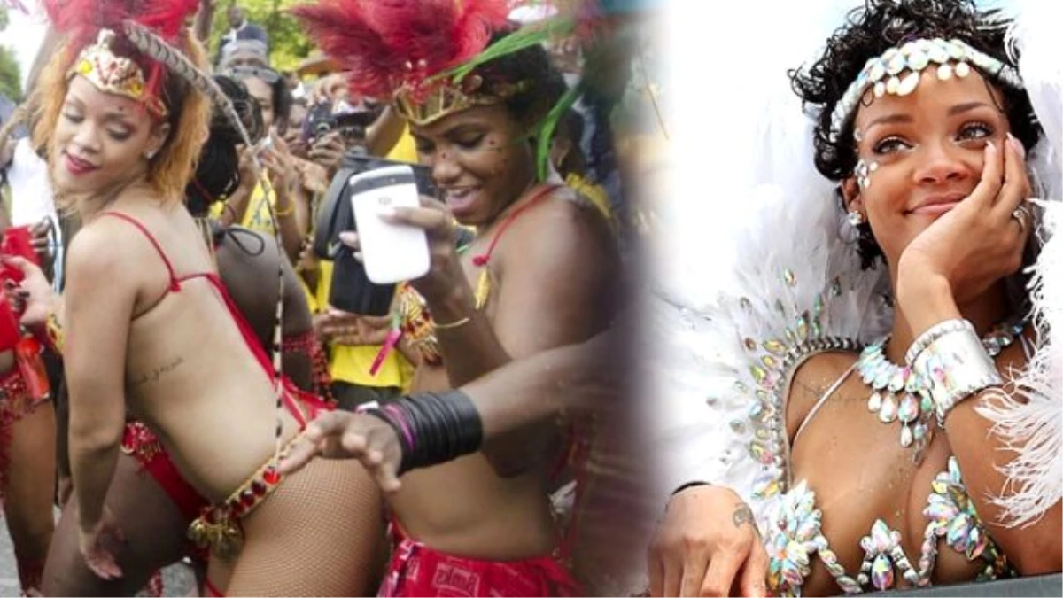 Rihanna\'dan Karnavalda Kucak Dansı
