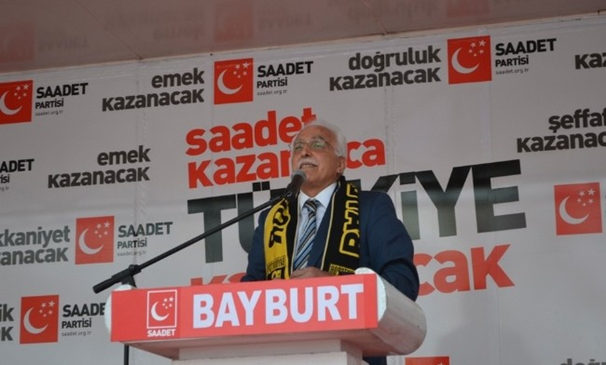 SP Genel Başkanı Kamalak, Bayburt\'ta