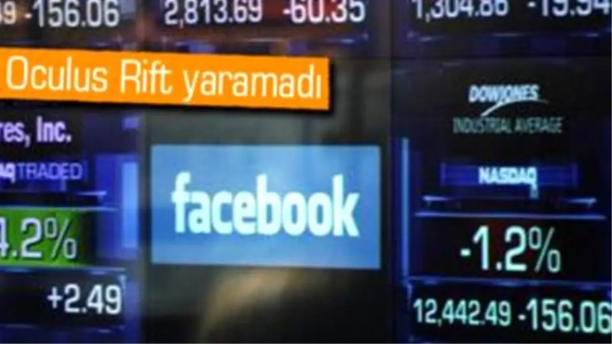 Facebook\'un 1 Haftada 3.1 Milyar $\'ı Buhar Oldu