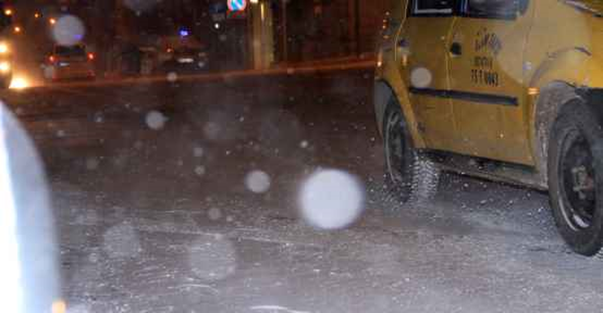 Ardahan\'da Kar Yağışı