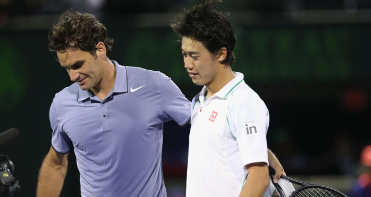 Japon Tenisçi Nishikori, Federer\'e Dur Dedi