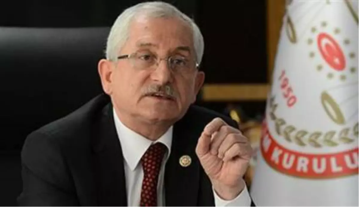 Ysk Başkanı Güven: Seçimde Yarışanlar ile Seçimi Yapanlar Siyasi Partilerdir, Ysk\'dan Gelen...