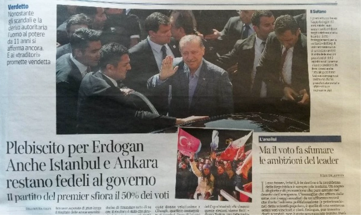 İtalyan Basınında Türkiye Yerel Seçimleri