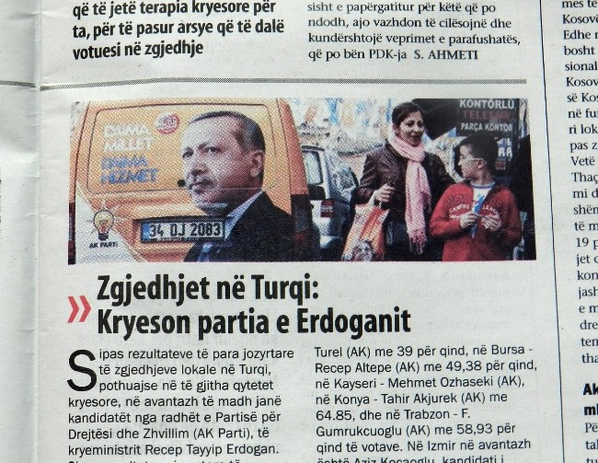 Kosova Basını: Türk Seçmen Erdoğan\'a Sahip Çıktı
