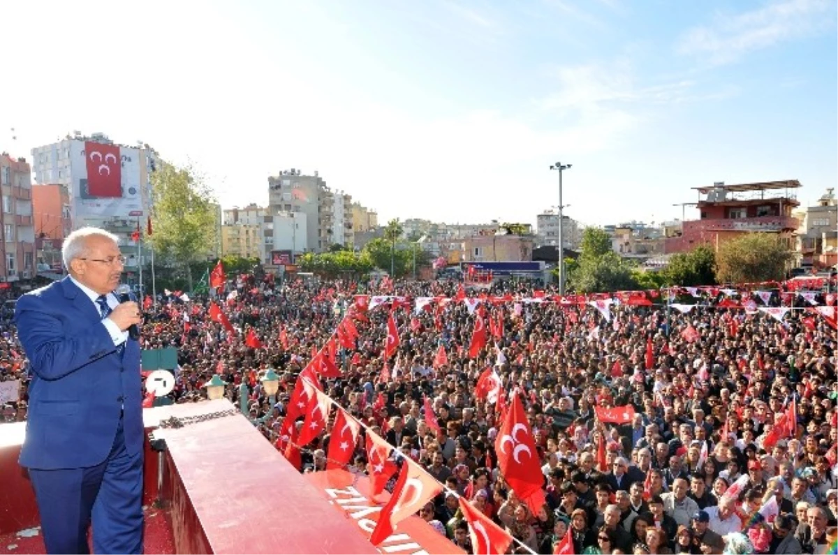 Tarsus'ta MHP'nin Zafer Yürüyüşü