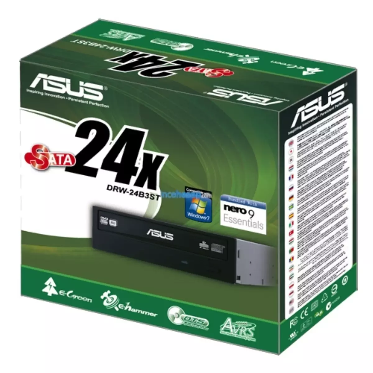 Asus Dvd-Rw 24x Sata Kutulu Siyah