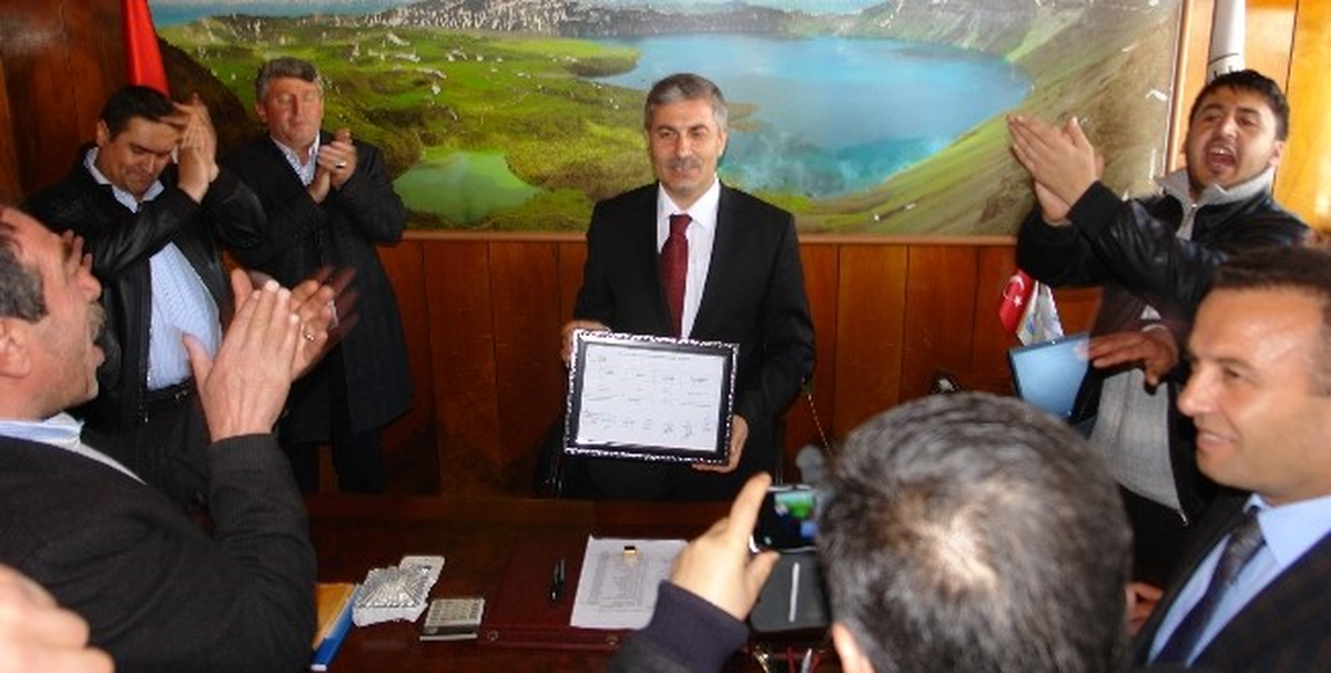 Başkan Aksoy Göreve Başladı