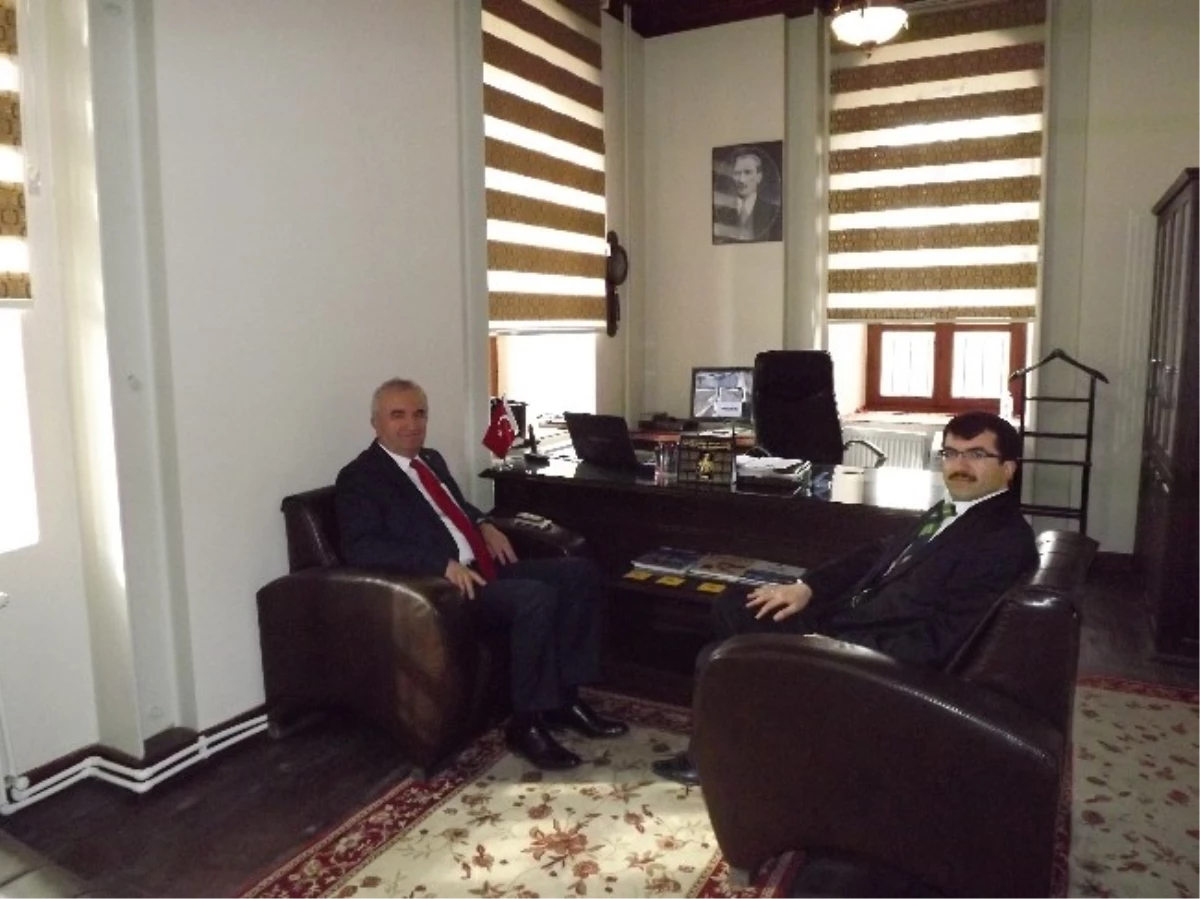 Başkan Fehmi Taş\'tan Müftü Vekiline Ziyaret