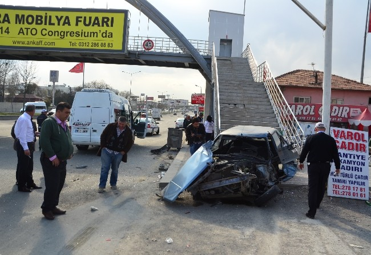 Başkentte Zincirleme Kaza: 3 Yaralı