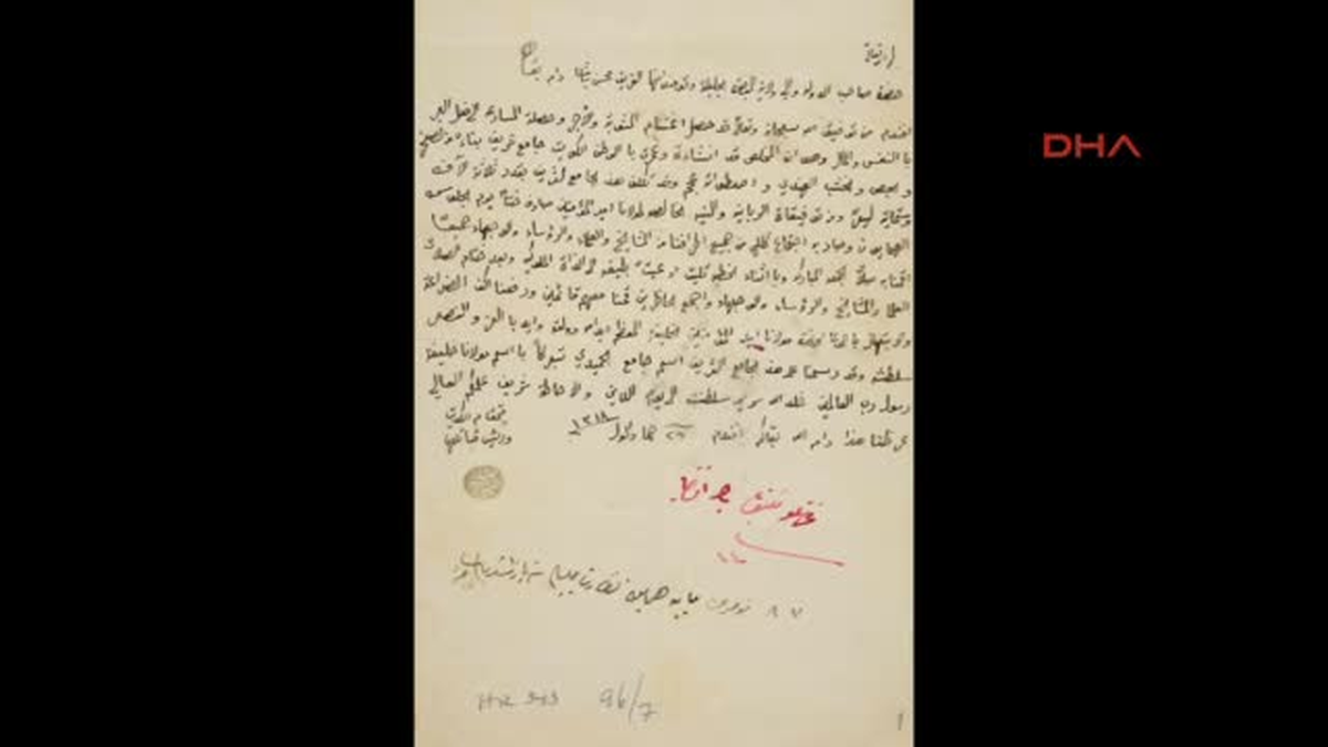 Cumhurbaşkanı Gül\'den Kuveyt Emiri Şeyh El Sabah\'a 114 Yıllık Tarihi Belge